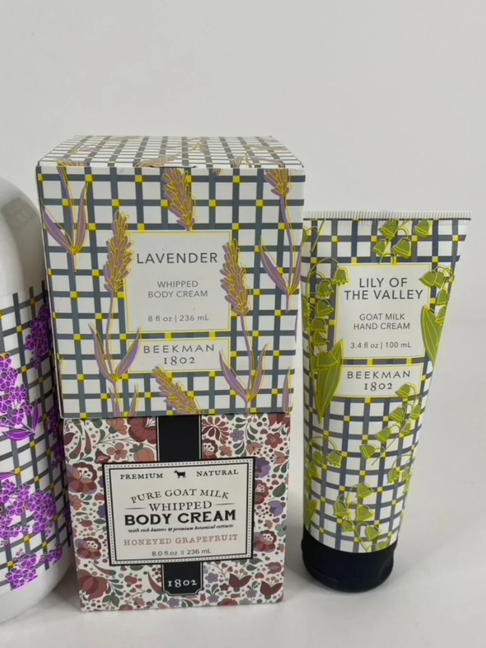 Beekman Body Cream Wash Goat Milk Whipped Body Cream Lotion Lot of 5 Pcs